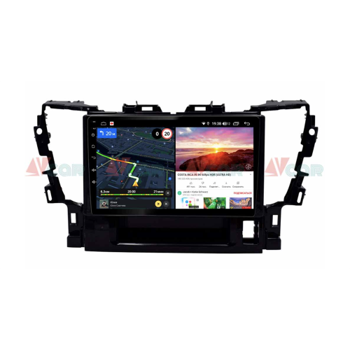 Штатная магнитола VAYCAR 10V6 6/128 ГБ для Toyota Alphard III 2015-2020 на Android 10.0