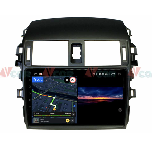 Штатная магнитола VAYCAR 09V3 3/32 ГБ для Toyota Corolla X (E140, E150) 2006-2013 на Android 10.0