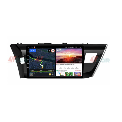 Штатная магнитола VAYCAR 10V6 6/128 ГБ для Toyota Corolla XI 2013-2015 на Android 10.0