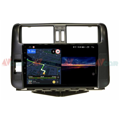 Штатная магнитола VAYCAR 09V3 3/32 ГБ для Toyota Land Cruiser Prado 150 2009-2013 на Android 10.0