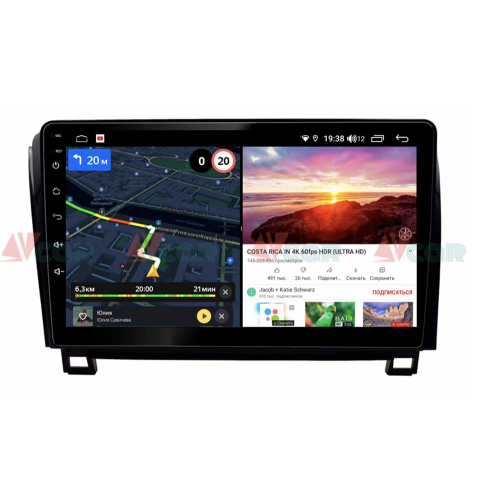 Штатная магнитола VAYCAR 10V6 6/128 ГБ для Toyota Sequoia, Tundra 2008-2022 на Android 10.0