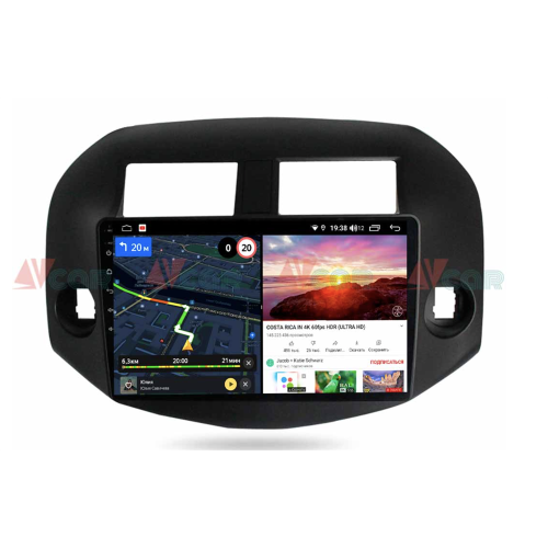Штатная магнитола VAYCAR 10V6 6/128 ГБ для Toyota RAV4 (XA30) 2006-2013 на Android 10.0