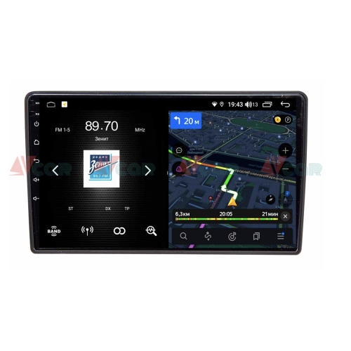 Штатная магнитола VAYCAR 09V4 4/64 ГБ для Volkswagen Touareg 2002-2010 на Android 10.0