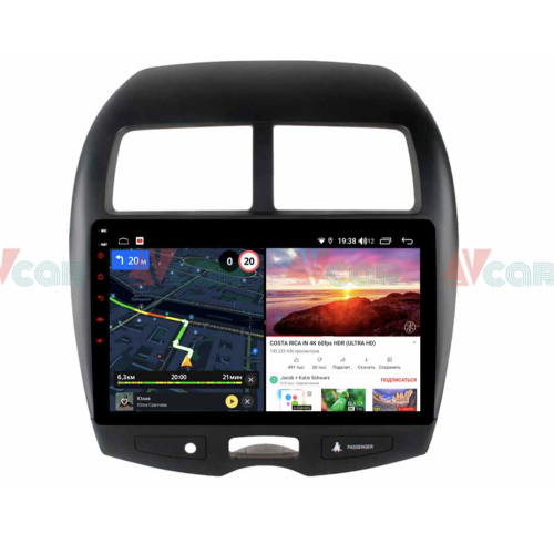 Штатная магнитола VAYCAR 10V6 6/128 ГБ для Mitsubishi ASX I 2010-2018 на Android 10.0