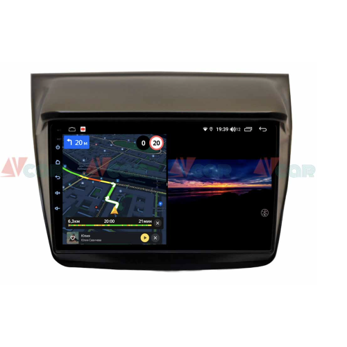 Автомагнитола VAYCAR 09V3 3/32 ГБ для Mitsubishi Pajero Sport II, L200 IV 2006-2015 на Android 10.0