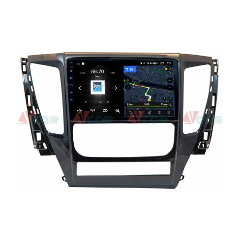 Штатная магнитола VAYCAR 09V4 4/64 ГБ для Mitsubishi Pajero Sport III, L200 V 2015-2021 на Android 10.0