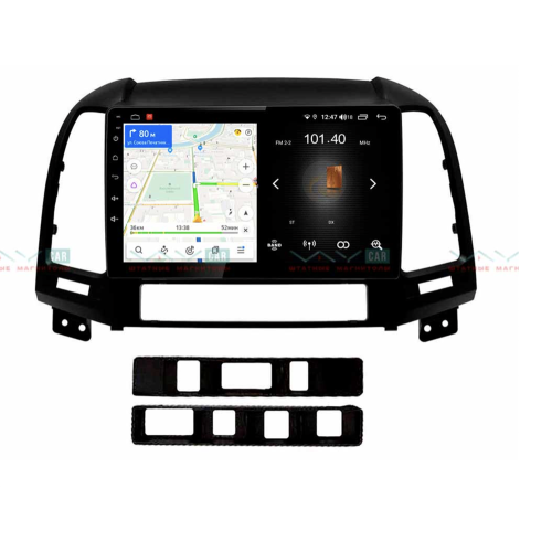 Штатная магнитола VAYCAR 09L 2/16 ГБ для Hyundai Santa Fe III 2005-2012 на Android 8.1