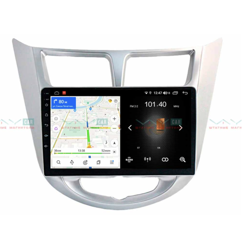 Штатная магнитола VAYCAR 09L 2/16 ГБ для Hyundai Solaris I 2011-2017 на Android 8.1