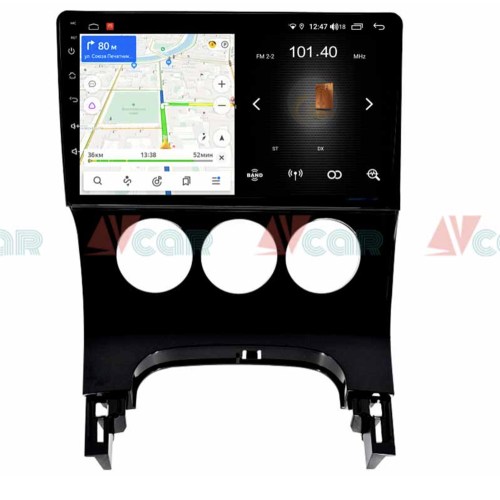 Штатная магнитола VAYCAR 09L 2/16 ГБ для Peugeot 3008 I, 5008 I 2009-2016 на Android 8.1