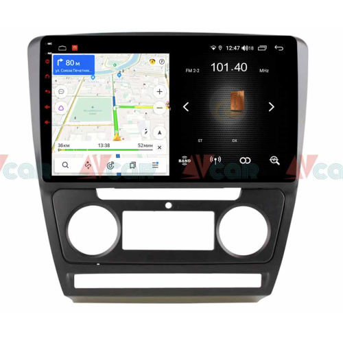 Штатная магнитола VAYCAR 10L 2/16 ГБ для Skoda Octavia II (A5) 2004-2013 на Android 8.1
