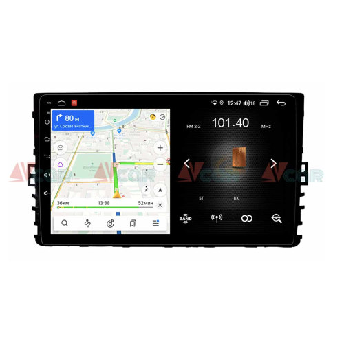 Штатная магнитола VAYCAR 09L 2/16 ГБ для VW Universal 081 на Android 8.1