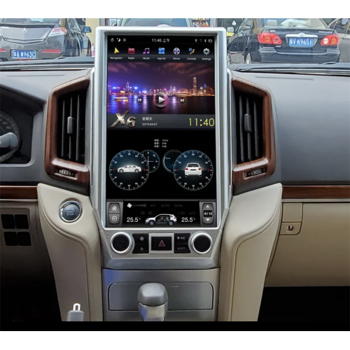 Магнитола Тесла CarMedia ZF-1829L-DSP Tesla-Style для Toyota Land Cruiser 200 10.2015+ на Android 9.0