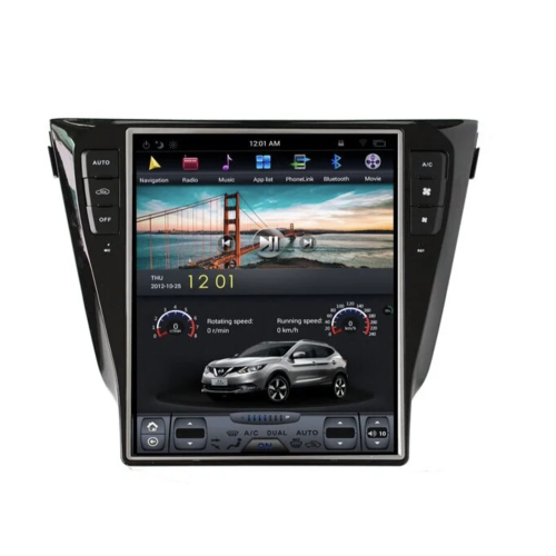 Магнитола Тесла CarMedia ZF-1209A-DSP Tesla-Style для Nissan Qashqai II, X-Trail III (T32) 2015-2019 на Android 9.0