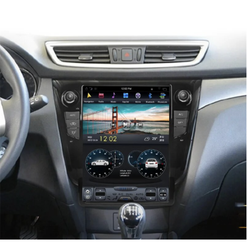 Магнитола Тесла CarMedia ZF-1209A-DSP Tesla-Style для Nissan Qashqai II, X-Trail III (T32) 2015-2019 на Android 9.0