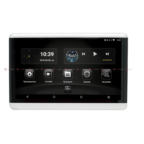 Монитор на подголовники для задних пассажиров Redpower HYT10RP (Android 10)