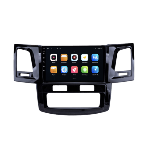 Штатная магнитола Parafar для Toyota Hilux VII, Fortuner I 2011-2015 на Android 10.0 (PF062AHD)