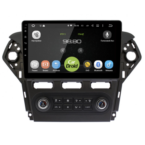 Штатная магнитола Roximo CarDroid RD-1713FN для Ford Mondeo IV 2010-2015 на Android 10.0 (Для комплектации со штатной навигацией)