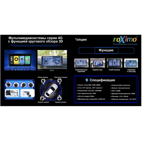 Штатная магнитола Roximo 4G RX-2326-N18 для Kia Cerato IV 2018-2021 на Android 12.0