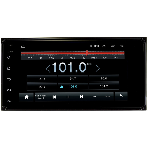 Автомагнитола Wide Media LC7001-ON-2/32 универсальная бездисковая станция 2 din