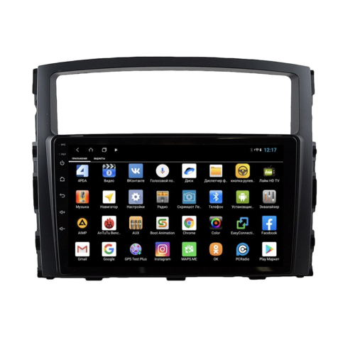 Штатная магнитола Parafar для Mitsubishi Pajero IV 2006-2019 на Android 12.0 (PF458XHD)