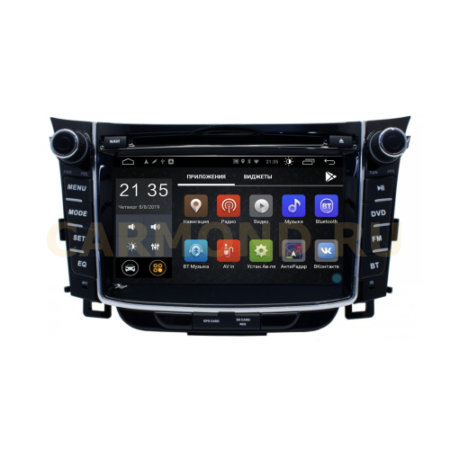 Штатная магнитола Hyundai i30 II 2012-2017 LeTrun 2674 Android 8.1 7 дюймов