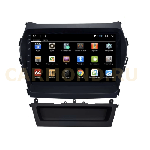 Штатная магнитола Hyundai Santa Fe III 2012-2018 LeTrun 2885 на Android 8.1