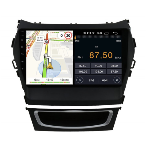 Штатная магнитола Parafar для Hyundai Santa Fe III 2012-2019 на Android 10.0 (PF209LTX)
