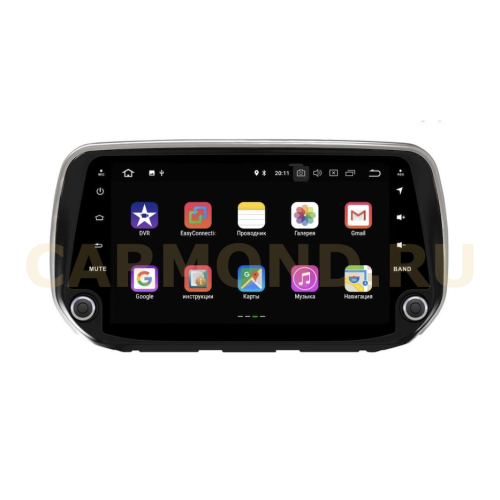 Штатная магнитола Hyundai Santa Fe IV 2018-2019 LeTrun 2471 на Android 8.1.1