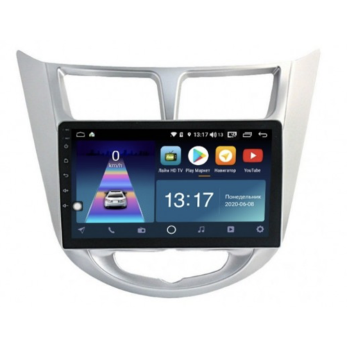 Штатная магнитола DayStar DS-7011Z с DSP + 4G SIM + CarPlay для Hyundai Solaris 2010-2017 на Android 10.0
