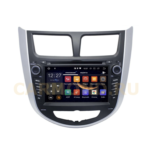 Штатная магнитола Hyundai Solaris I 2011-2017 LeTrun 2601 Android 8.1