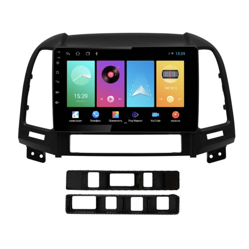 Магнитола FarCar D008M для Hyundai Santa Fe II 2005-2012 на Android 8.1