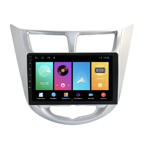 Магнитола FarCar D067M для Hyundai Solaris I 2011-2017 на Android 8.1