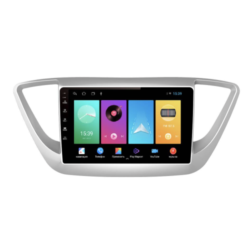 Магнитола FarCar D766M для Hyundai Solaris II 2017-2020 на Android 8.1