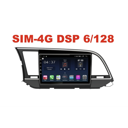 Магнитола Farcar XH581R (S400) (6/128ГБ) для Hyundai Elantra VI (AD) 2016-2019 на Android 10.0