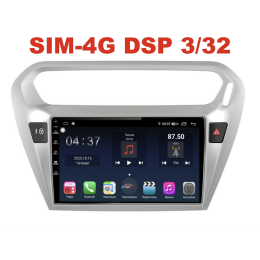Магнитола Farcar TG294R (S400) для Citroen C-Elysee 2012-2022 на Android 10.0