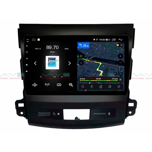 Штатная магнитола VAYCAR 09V4 4/64 ГБ для Citroen C-Crosser 2007-2013 на Android 10.0