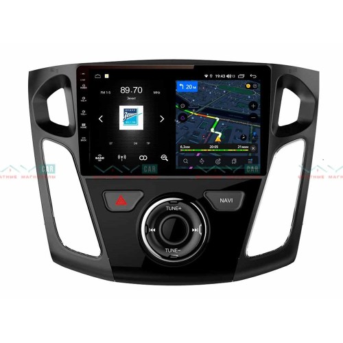 Штатная магнитола VAYCAR 09V4 4/64 ГБ для Ford Focus III 2011-2016 на Android 10.0