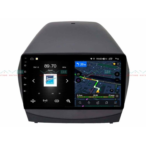 Штатная магнитола VAYCAR 10V4 4/64 ГБ для Hyundai ix35, Tucson II 2010-2015 на Android 10.0