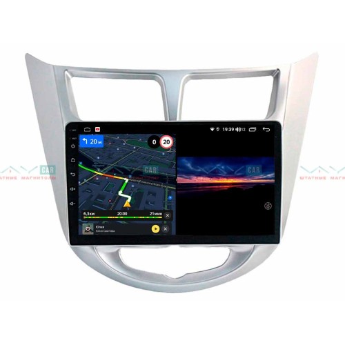 Штатная магнитола VAYCAR 09V3 3/32 ГБ для Hyundai Solaris I 2011-2017 на Android 10.0