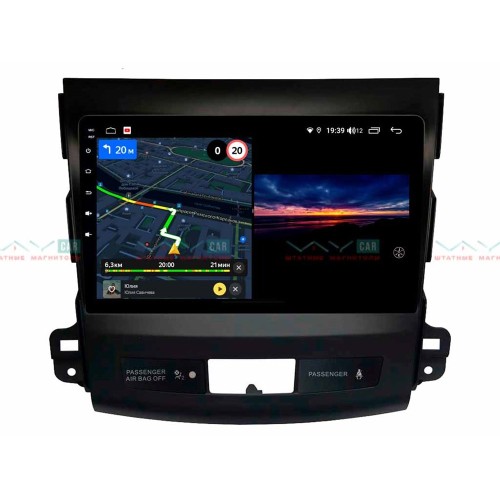 Штатная магнитола VAYCAR 09V3 3/32 ГБ для Peugeot 4007 2007-2012 на Android 10.0