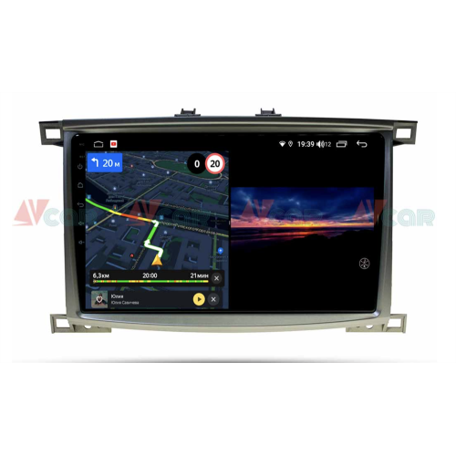 Штатная магнитола VAYCAR 10V3 3/32 ГБ для Toyota Land Cruiser 100 2002-2007 на Android 10.0