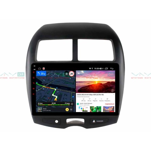 Штатная магнитола VAYCAR 10V6 6/128 ГБ для Mitsubishi ASX I 2010-2018 на Android 10.0