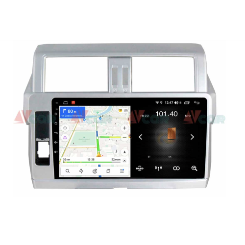 Штатная магнитола VAYCAR 10L 2/16 ГБ для Toyota Land Cruiser Prado 150 2013-2017 на Android 8.1
