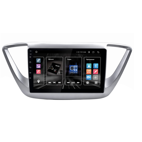 Штатная магнитола INCAR DTA2-2402 для Hyundai Solaris II 2017-2020 DSP, 9