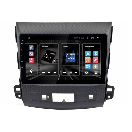 Штатная магнитола INCAR DTA2-6105 для Mitsubishi Outlander II (XL) 2006-2012 DSP, 9