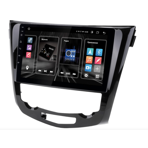 Штатная магнитола INCAR DTA2-6210CP для Nissan Qashqai II, X-Trail III 2014-2019 + для замены оригинальной системы Nissan Connect DSP, 10