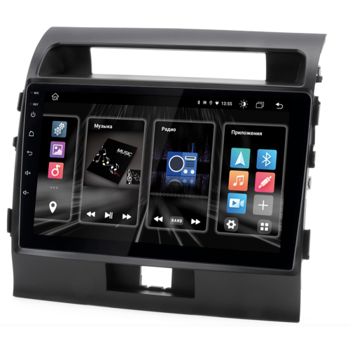 Штатная магнитола INCAR DTA2-2212 для Toyota Land Cruiser 200 2007-2015 DSP, 10