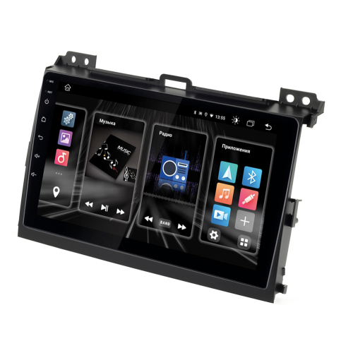Штатная магнитола INCAR DTA2-2209 для Toyota Land Cruiser Prado 120 2002-2009 DSP, 9