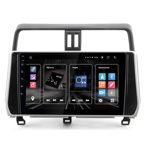 Штатная магнитола INCAR DTA2-2210 для Toyota Land Cruiser Prado 150 2017-2020 DSP, 10