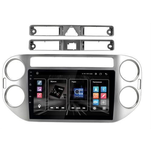 Штатная магнитола INCAR DTA2-8603 для Volkswagen Tiguan 2007-2016 красный MFD DSP, 9
